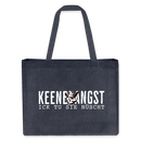 KEENE ANGST ICK TU SIE NÜSCHT - Einkaufstasche Bio - midnight Blue