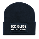 Berliner Spruch-ICK GLOOB MIR LAUST DER AFFE-Beanie - French Navy