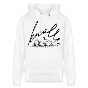 KNÜLLE - Unisex Bio-Hoodie - Weiß