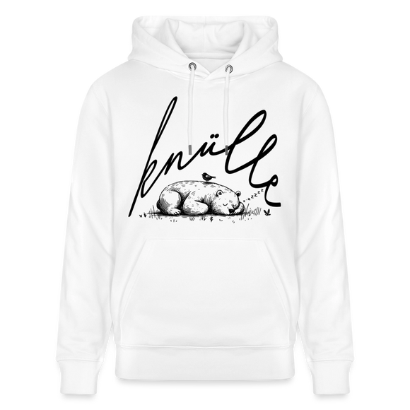 KNÜLLE - Unisex Bio-Hoodie - Weiß