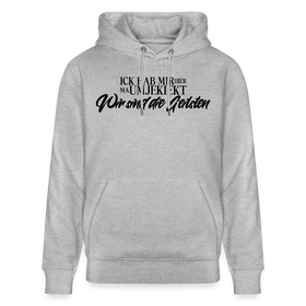 WIR SIND DIE GEILSTEN-Unisex Bio-Hoodie - Grau meliert