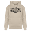 Berliner Spruch-FISIMATENTEN-Unisex Bio-Hoodie - Beige