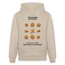 JEH MA NICH UFFN KEKS-Unisex Bio-Hoodie - Beige
