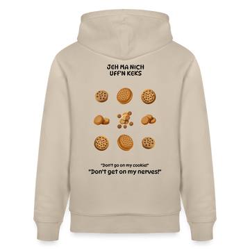 JEH MA NICH UFFN KEKS-Unisex Bio-Hoodie - Beige
