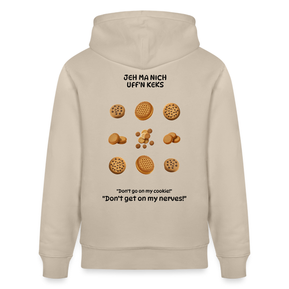 JEH MA NICH UFFN KEKS-Unisex Bio-Hoodie - Beige