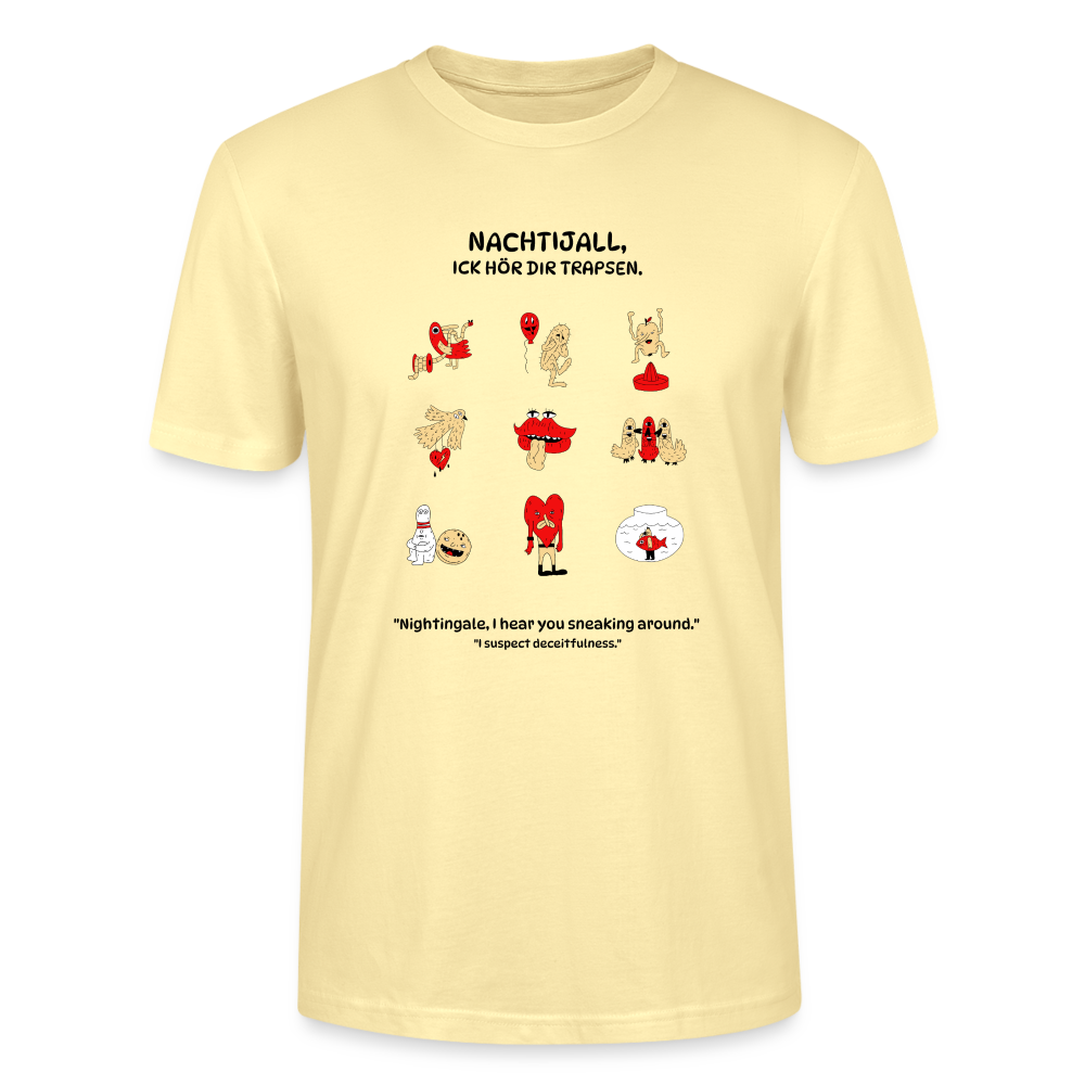 NACHTIJALL-Unisex T-Shirt BIO - Creme