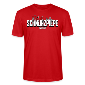 SCHNURZPIEPE-Unisex T-Shirt BIO II - Rot