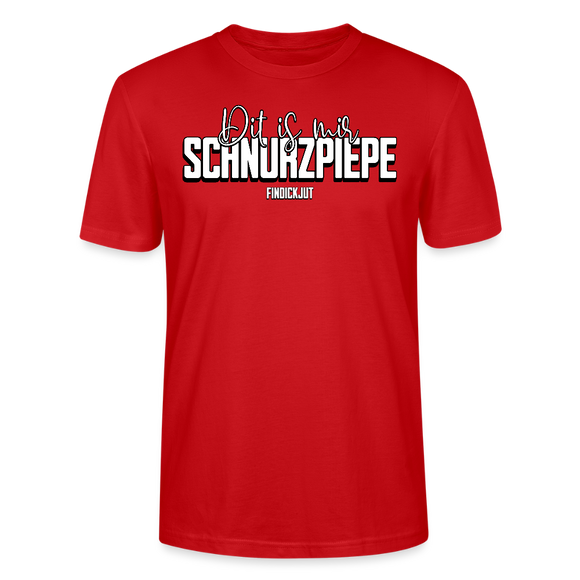 SCHNURZPIEPE-Unisex T-Shirt BIO II - Rot