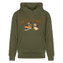 LATSCH UND BOMMEL - Unisex Bio-Hoodie CRUISER - Khaki Grün