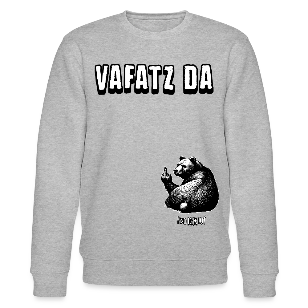 VAFATZ DA-Unisex Bio-Sweatshirt - Grau meliert