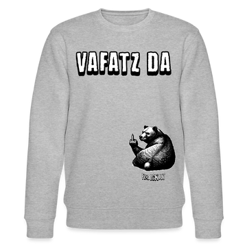 VAFATZ DA-Unisex Bio-Sweatshirt - Grau meliert