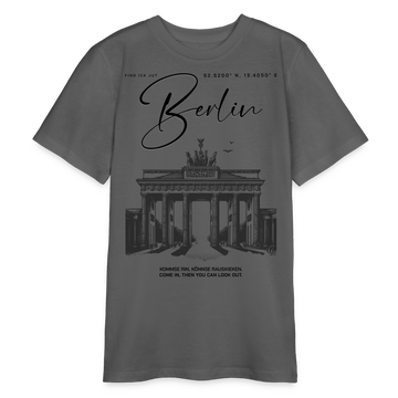 BERLIN-Bio Teenager T-Shirt - Anthrazit