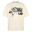 Dit ehrliche Berlin Shirt-MACH 'N ABJANG-Oversized Unisex Bio T-Shirt - Natur