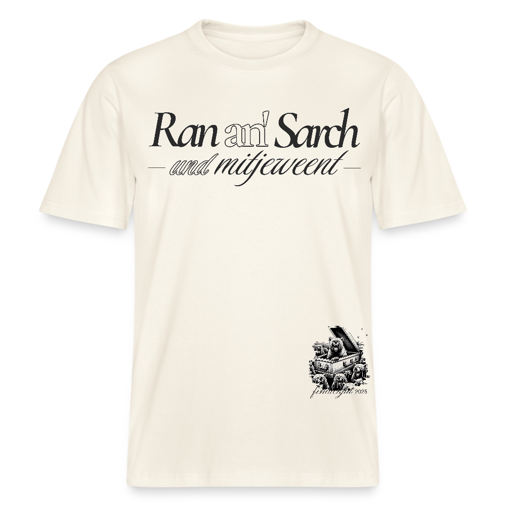 Ran an Sarch-Relaxed Fit Unisex Bio-T-Shirt IV - Naturweiß 