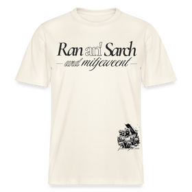 Ran an Sarch-Relaxed Fit Unisex Bio-T-Shirt IV - Naturweiß 