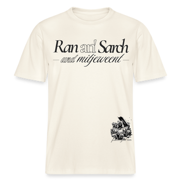 Ran an Sarch-Relaxed Fit Unisex Bio-T-Shirt IV - Naturweiß 