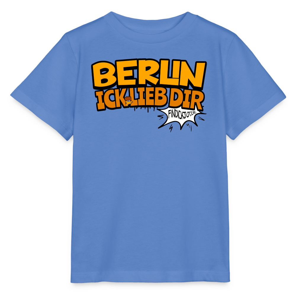 BERLIN ICK LIEB DIR -  Kinder BIO T-Shirt - Blau