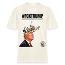 #FCKTRUMP-Relaxed Fit Unisex Bio-T-Shirt - Naturweiß 