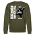 ICK MACH WAT ICK WILL-Unisex Bio-Sweatshirt - Khaki