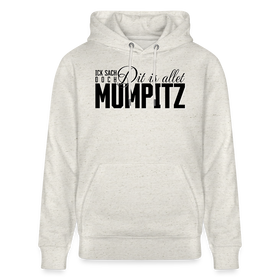 MUMPITZ-Unisex Bio-Hoodie - Beige meliert