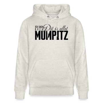 MUMPITZ-Unisex Bio-Hoodie - Beige meliert