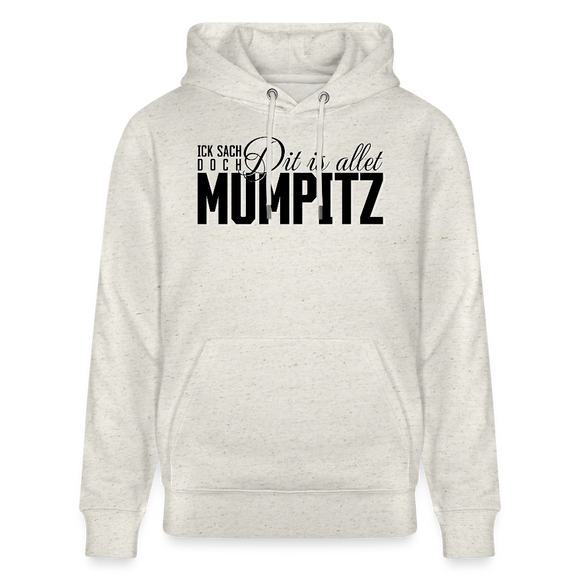 MUMPITZ-Unisex Bio-Hoodie - Beige meliert