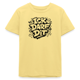 ICK DARF DIT-Teenager T-Shirt für Berliner Gören - Gelb Viva 