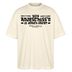 Berliner Spruch-NICH ANJESCHISSN- Oversized Unisex Bio T-Shirt - Natur
