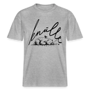 KNÜLLE - Relaxed Fit Unisex Bio-T-Shirt - Grau meliert