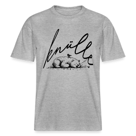 KNÜLLE - Relaxed Fit Unisex Bio-T-Shirt - Grau meliert
