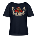 JIBT NÜSCHT-Anti-Geschenke-Rundhals Frauen Bio-T-Shirt - Navy