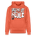 PASS MA UFF KEULE-Unisex Bio-Hoodie II - Hellrot