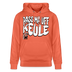 PASS MA UFF KEULE-Unisex Bio-Hoodie II - Hellrot