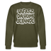 Berliner Kultspruch-VAFATZ DA IM JELÄNDE-Unisex Bio-Sweatshirt - Khaki