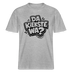 Berlin Schnauze uff RELAXED FIT Unisex Bio T-Shirt-DA KIEKSTE WA? - Grau meliert