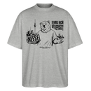Berlin Souvenir mit Spruch-NEESE-Oversized Unisex Bio T-Shirt - Grau meliert