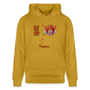 ICK LIEBE DIR-Unisex Bio-Hoodie - Ocker