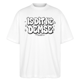 Sommer Berlin Shirt-IS DIT NE DEMSE-Oversized Unisex Bio T-Shirt - Weiß