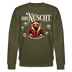 JIBT NÜSCHT-Unisex Bio-Sweatshirt-Berliner Bär Weihnachten - Khaki