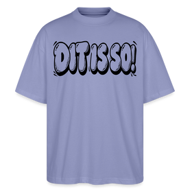 Berlin Shirt- DIT IS SO!-Oversized Unisex Bio T-Shirt mit Berliner Schnauze - Violett