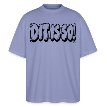 Berlin Shirt- DIT IS SO!-Oversized Unisex Bio T-Shirt mit Berliner Schnauze - Violett