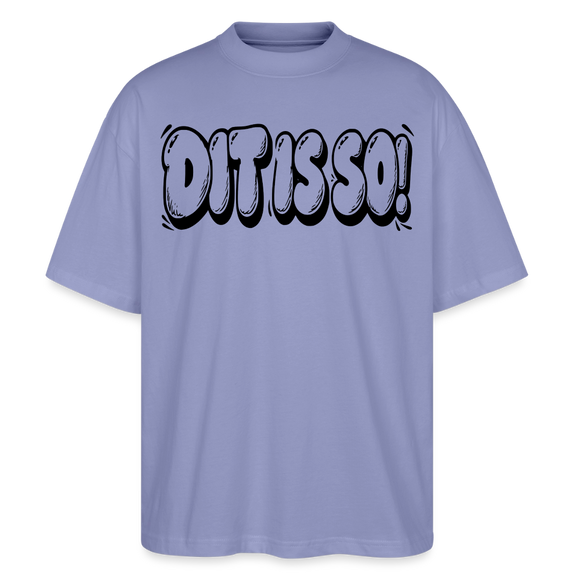 Berlin Shirt- DIT IS SO!-Oversized Unisex Bio T-Shirt mit Berliner Schnauze - Violett