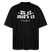 Berliner Gelassenheit-ET IS WIE'T IS-Oversized Unisex Bio T-Shirt - Schwarz
