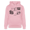 Berlin Souvenir mit echt Berliner Schnauze-NEESE-Unisex Bio-Hoodie - Hellrosa