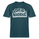 DIT IS KNORKE-RELAXED FIT Unisex bio T-Shirt - Dunkles Petrol