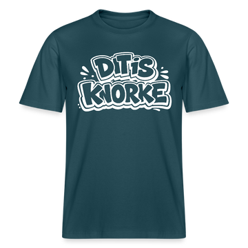 DIT IS KNORKE-RELAXED FIT Unisex bio T-Shirt - Dunkles Petrol
