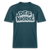 DIT IS KNORKE-RELAXED FIT Unisex bio T-Shirt - Dunkles Petrol