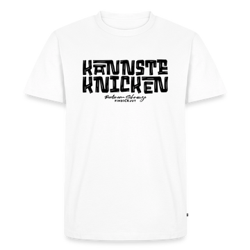 Berliner Spruch-KANNSTE KNICKEN-Männer Premium T-Shirt - Weiß