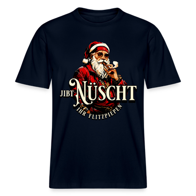 JIBT NÜSCHT IHR FLITZPIEPEN - Relaxed Fit Unisex Bio-T-Shirt - Navy