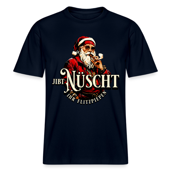 JIBT NÜSCHT IHR FLITZPIEPEN - Relaxed Fit Unisex Bio-T-Shirt - Navy